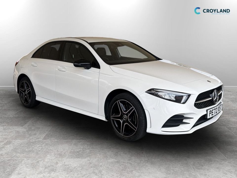 White 2022 Mercedes-Benz A-Class Saloon Front-wheel drive Automatic
