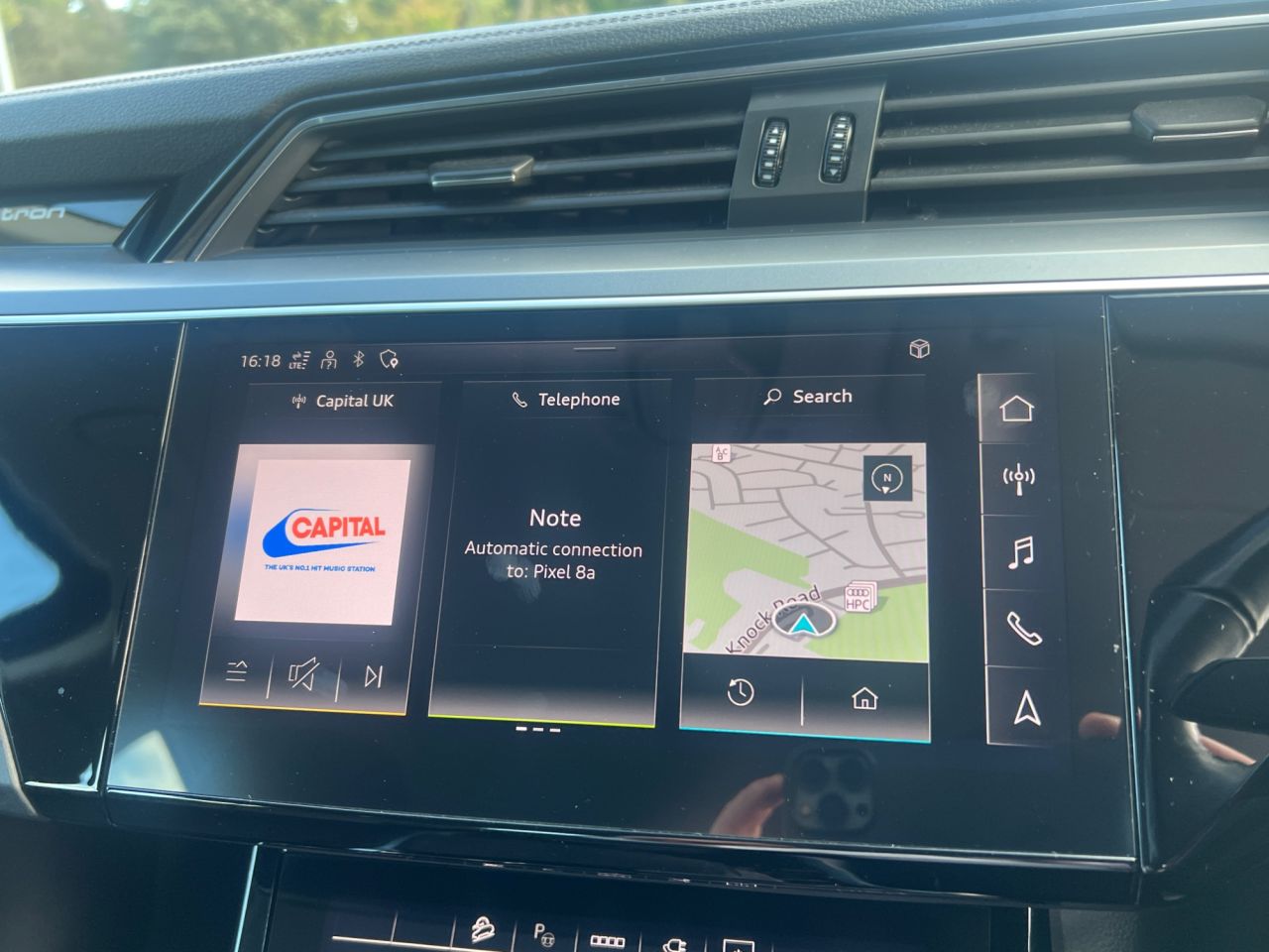 2023 AUDI Q8 E-TRON 50 Sport SUV 5dr Electric Auto quattro 95kWh (11kW Charger) (340 ps) - vehicle photo 16 for sale on PureCar