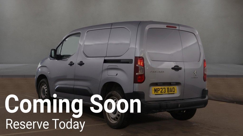 2023 PEUGEOT PARTNER 1.5 BlueHDi 1000 Professional Premium + Standard Panel Van 5dr Diesel Manua - vehicle photo 3 for sale on PureCar