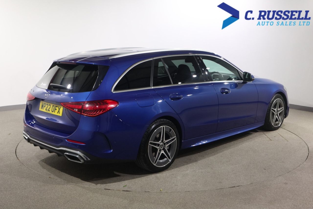 2022 MERCEDES C CLASS 2.0 C220dh MHEV AMG Line Estate 5dr Diesel Hybrid G-Tronic+ Euro 6 (s/s) (2 - vehicle photo 9 for sale on PureCar