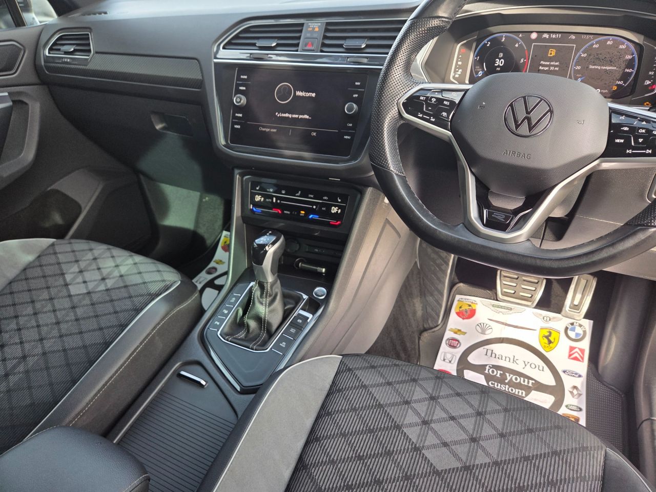 2022 VOLKSWAGEN TIGUAN 2.0 TDI R-Line SUV 5dr Diesel DSG Euro 6 (s/s) (150 ps) - vehicle photo 10 for sale on PureCar
