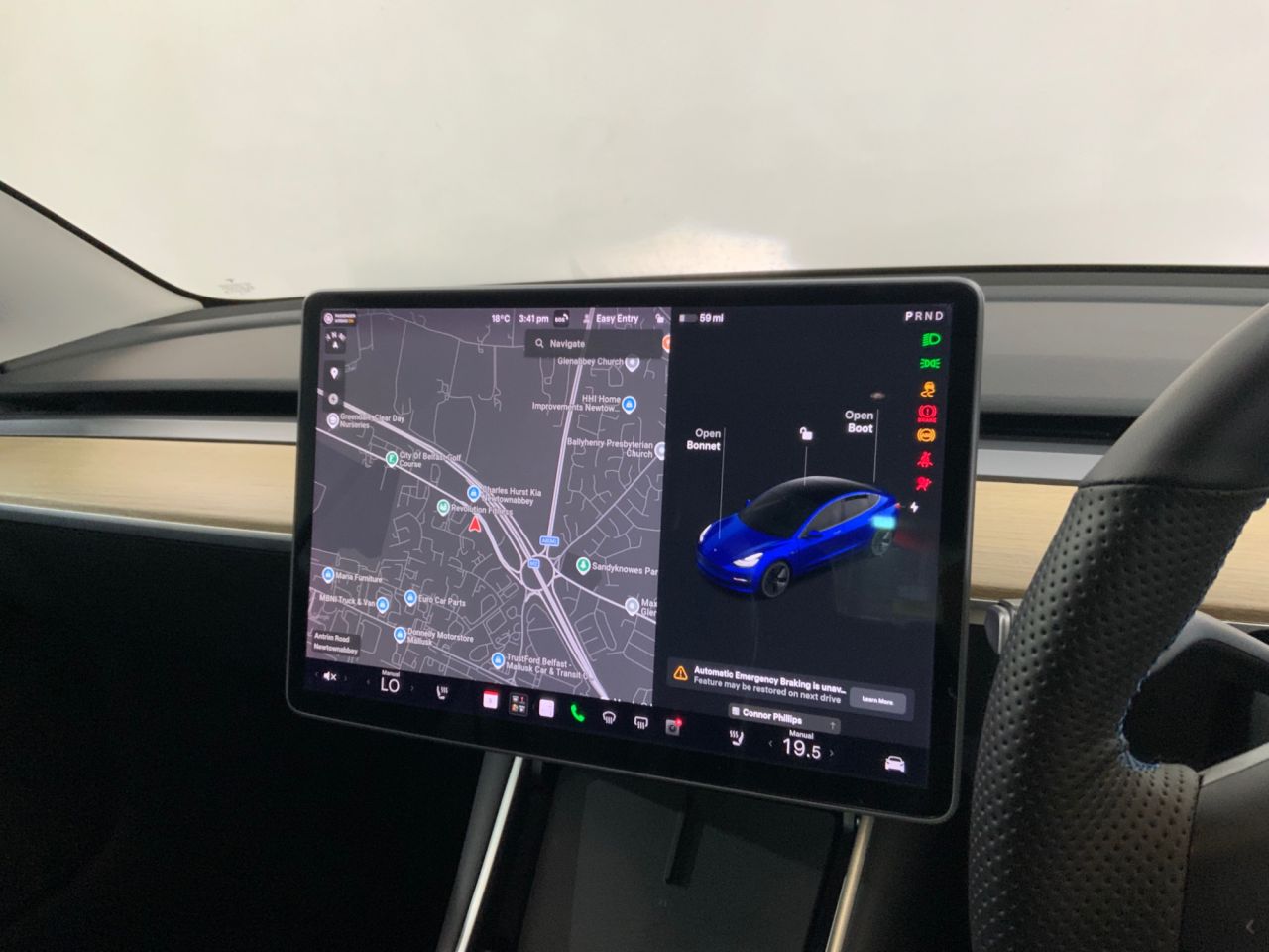 2019 TESLA Model 3 Standard Range Plus Saloon 4dr Electric Auto RWD (241 bhp) - vehicle photo 15 for sale on PureCar