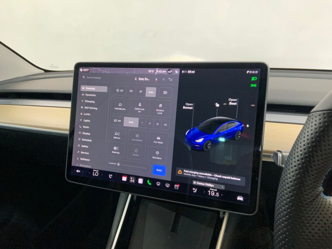 2019 TESLA Model 3 Standard Range Plus Saloon 4dr Electric Auto RWD (241 bhp) - vehicle photo 16 for sale on PureCar
