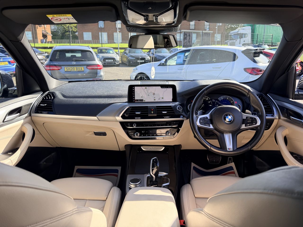 2019 BMW X3 2019 BMW X3 2.0d M Sport Auto xDrive 190 Bhp Automatic Great Finance packages available Only 45000 Miles Phytonic Blue with oyster leather interior New 21" Alloy wheels are optional extra X3M M Performance kit Quad exhausts Rear privacy glass Parking sensors Reverse camera Angel eye headlights Xenon headlights Led taillights Led front fog lights Full black leather interior Heated seats Satellite navigation system Air conditioning Multi function steering wheel Cruise control Excellent condition throughout Instant in-house finance, Drive away today All Finance packages can be adjusted to best suit your budget Low deposit options available Credit and debit cards accepted £23750 07752058273 07763705142 02830263093 - vehicle photo 8 for sale on PureCar