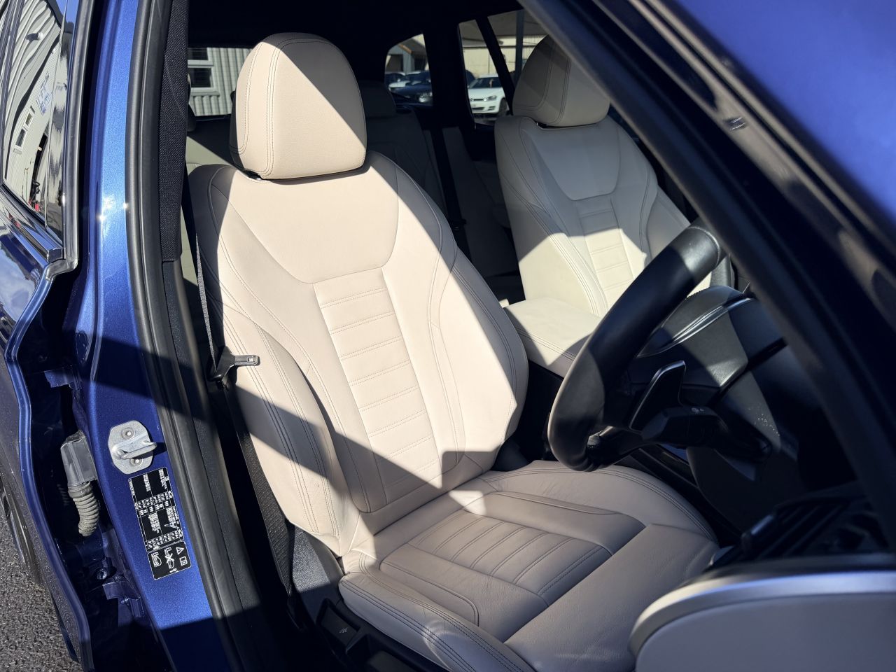 2019 BMW X3 2019 BMW X3 2.0d M Sport Auto xDrive 190 Bhp Automatic Great Finance packages available Only 45000 Miles Phytonic Blue with oyster leather interior New 21" Alloy wheels are optional extra X3M M Performance kit Quad exhausts Rear privacy glass Parking sensors Reverse camera Angel eye headlights Xenon headlights Led taillights Led front fog lights Full black leather interior Heated seats Satellite navigation system Air conditioning Multi function steering wheel Cruise control Excellent condition throughout Instant in-house finance, Drive away today All Finance packages can be adjusted to best suit your budget Low deposit options available Credit and debit cards accepted £23750 07752058273 07763705142 02830263093 - vehicle photo 10 for sale on PureCar
