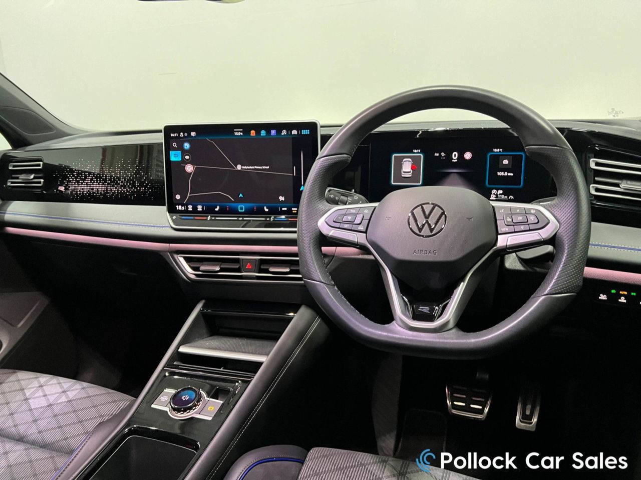 2024 VOLKSWAGEN TIGUAN 2.0 TDI R-Line SUV 5dr Diesel DSG Euro 6 (s/s) (150 ps) 21",Aero Kit,Black - vehicle photo 46 for sale on PureCar