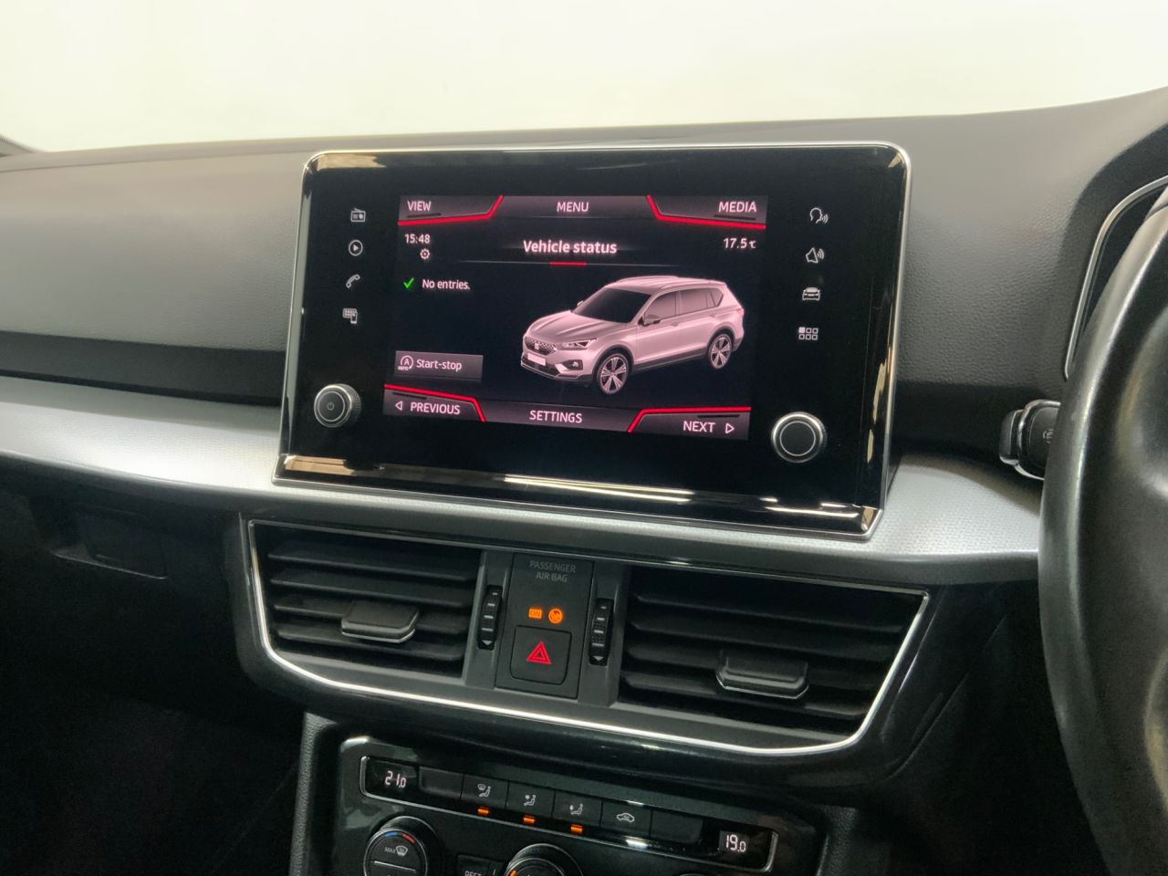 2019 SEAT TARRACO 1.5 TSI EVO SE First Edition SUV 5dr Petrol Manual Euro 6 (s/s) (150 ps) - vehicle photo 20 for sale on PureCar