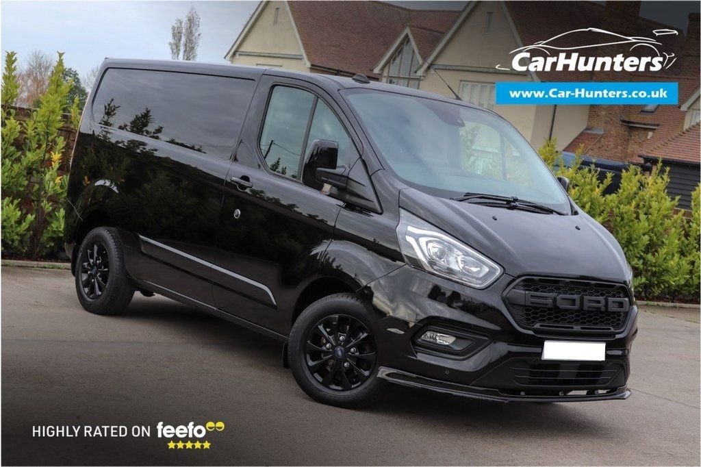 Black 2020 Ford Transit Custom Van Front-wheel drive Manual