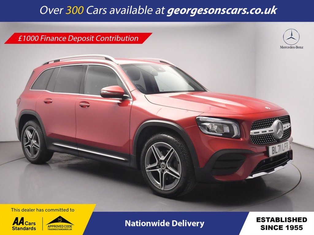 Red 2021 Mercedes-Benz GLB-Class Estate Front-wheel drive Automatic