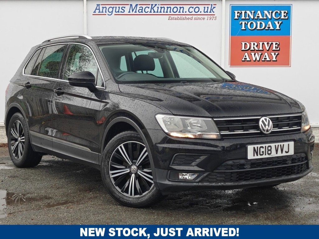 Black 2018 Volkswagen Tiguan Estate Front-wheel drive Manual