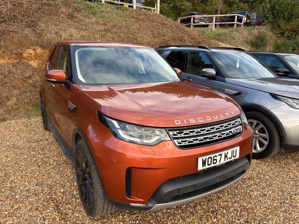 Orange 2017 Land Rover Discovery SUV/Crossover All-wheel drive Automatic