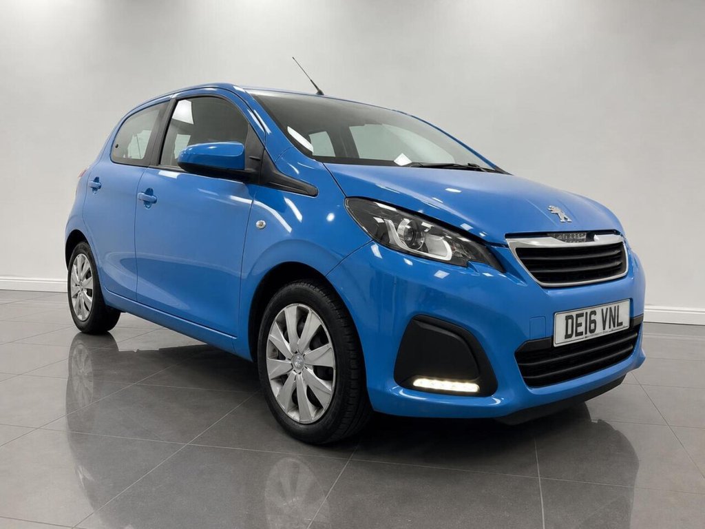 Blue 2016 Peugeot 108 Hatchback Front-wheel drive Automatic