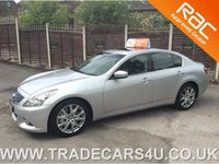 USED 2013 62 INFINITI G 37 G37S 3.7 V6 7 SPEED AUTOMATIC FULL LEATHER - SAT NAV - 18 INCH ALLOYS