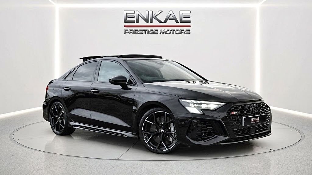 Black 2022 Audi RS3 Saloon All-wheel drive Automatic