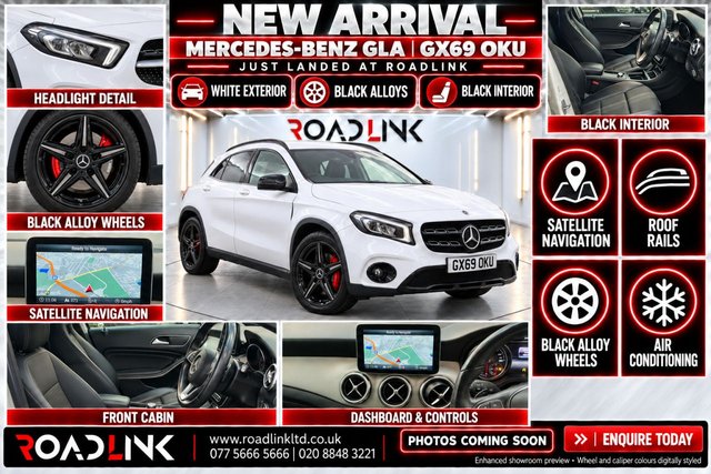 2019 Mercedes-Benz GLA 1.6 GLA180 GPF Urban Edition SUV 5dr Petrol 7G-DCT Euro 6 (s/s) (122 ps)