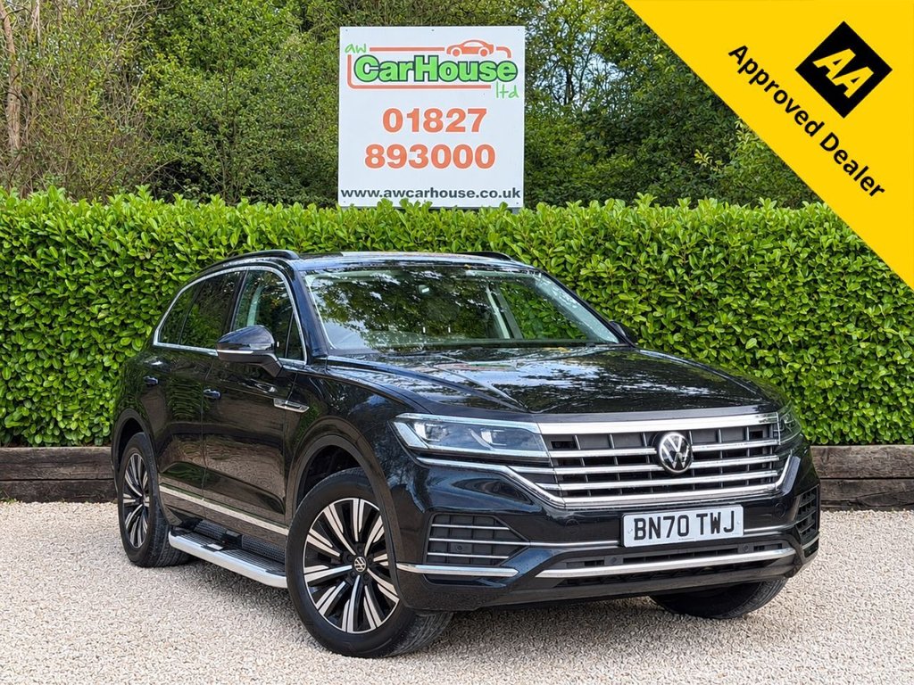 Black 2020 Volkswagen Touareg SUV/Crossover All-wheel drive Automatic