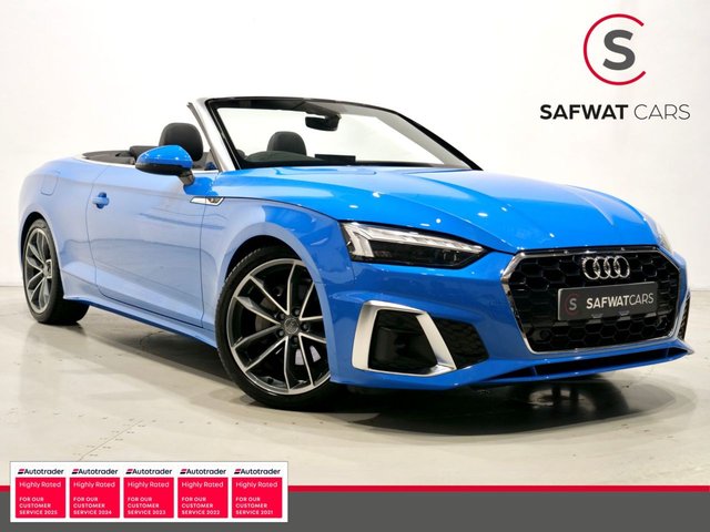2021 Audi A5 Cabriolet A5 CABRIOLET 2.0 TFSI 40 S line Convertible 2dr Petrol S Tronic Euro 6 (s/s) (204 ps)