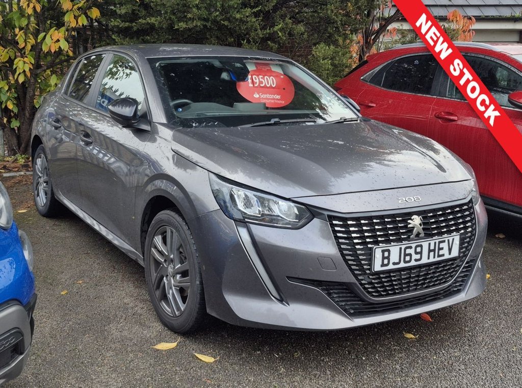 Grey 2022 Peugeot 208 Hatchback Front-wheel drive Manual
