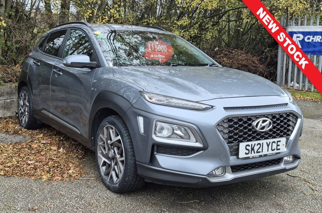 Silver 2021 Hyundai Kona Hatchback Front-wheel drive Automatic