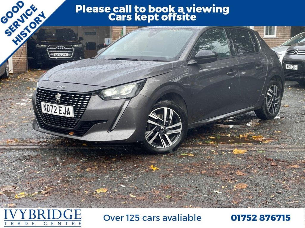 Grey 2022 Peugeot 208 Hatchback Front-wheel drive Manual