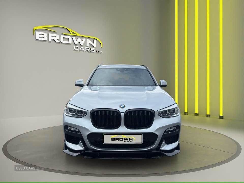 2019 BMW X3 ****Finance Available**** 2019 BMW X3 XDRIVE20D M SPORT AUTO 86000 Miles Silver Full Aero Kit Alloys (Optional Extra) Satellite Navigation Digital Cockpit Heated Leather Seats Front & Rear Parking Sensors Cruise Control Bluetooth Connectivity DAB Radio Dual Zone Climate Control LED Lights Automatic Lights Privacy Glass Multi-Function Steering Wheel £18495 Part Exchange Welcome ****Finance Available**** Alan - 07511 310707 / 07907 561671 Message to arrange a viewing or for more information. . . - vehicle photo 2 for sale on PureCar