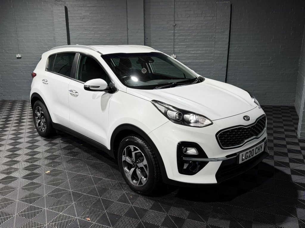 White 2020 Kia Sportage SUV/Crossover Front-wheel drive Automatic