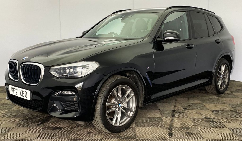 Black 2021 BMW X3 SUV/Crossover All-wheel drive Automatic