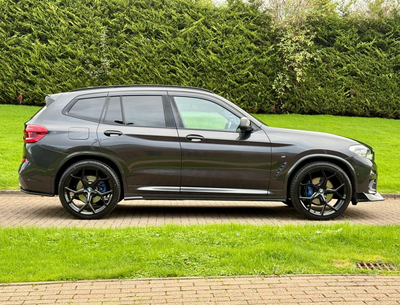 2019 BMW X3 June 2019 BMW X3 20d M-Sport Step Auto in Sophisto Grey. Full Service History & MOT'd to Spetember 2027. Loaded with spec including Full Dakota Leather Interior, Parking Aid, Navigation System, LED Lights, Cruise Control, Multifunctional Steering Wheel, Dual Climate Control, Privacy Glass, Aero Styling Kit, Bluetooth, DAB Radio etc. Fitted with Brand New 22" Alloys & Tyres (Optional Extra £1295) FINANCE AVAILABLE AT KEEN RATES!! Viewing by Appointment Only Please. FINANCE AVAILABLE AT KEEN RATES!! Viewing by Appointment - vehicle photo 7 for sale on PureCar