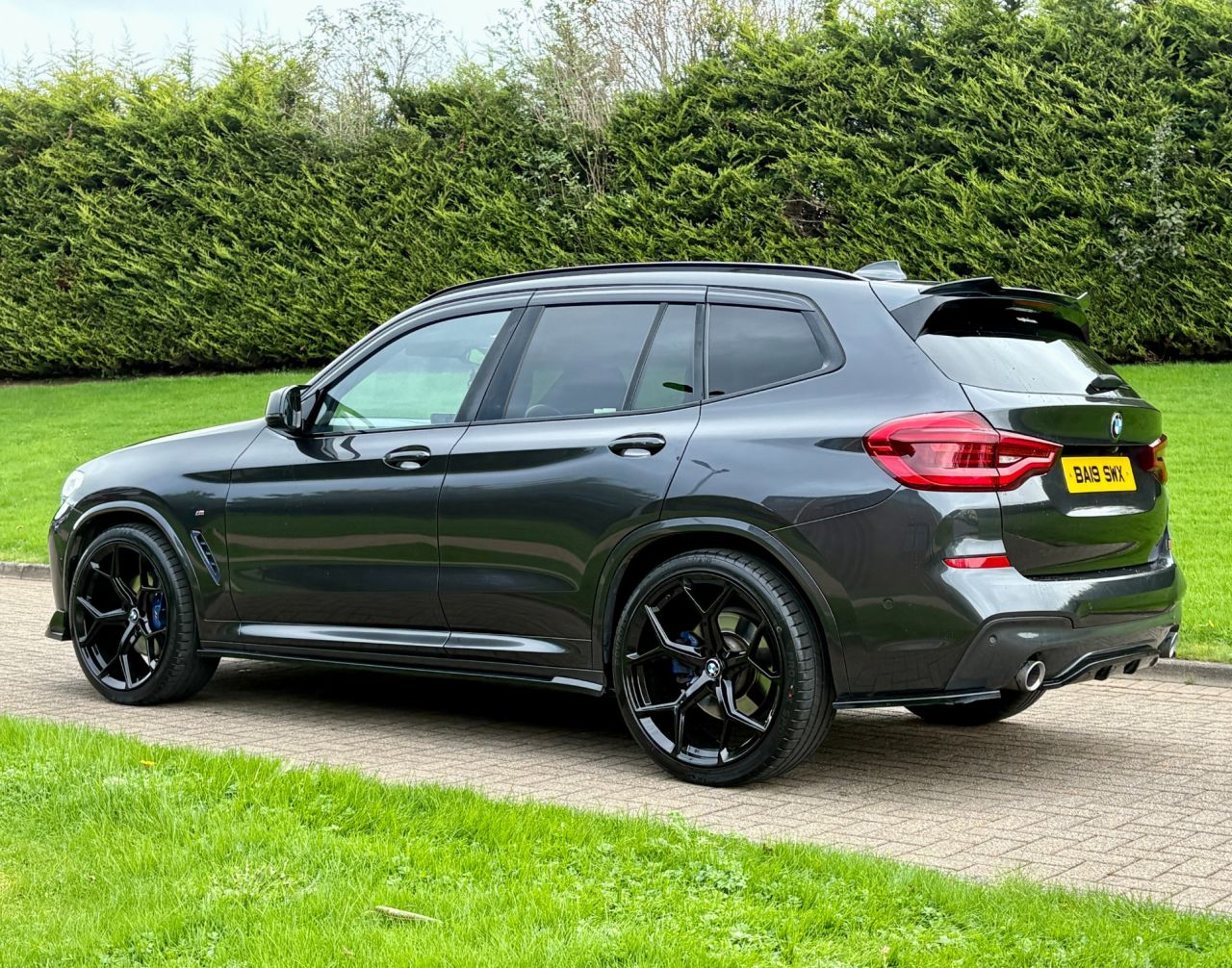 2019 BMW X3 June 2019 BMW X3 20d M-Sport Step Auto in Sophisto Grey. Full Service History & MOT'd to Spetember 2027. Loaded with spec including Full Dakota Leather Interior, Parking Aid, Navigation System, LED Lights, Cruise Control, Multifunctional Steering Wheel, Dual Climate Control, Privacy Glass, Aero Styling Kit, Bluetooth, DAB Radio etc. Fitted with Brand New 22" Alloys & Tyres (Optional Extra £1295) FINANCE AVAILABLE AT KEEN RATES!! Viewing by Appointment Only Please. FINANCE AVAILABLE AT KEEN RATES!! Viewing by Appointment - vehicle photo 6 for sale on PureCar