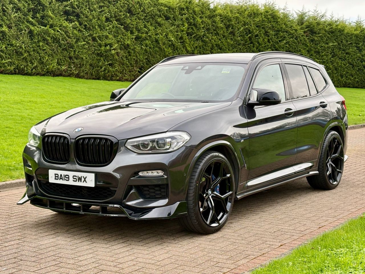 2019 BMW X3 June 2019 BMW X3 20d M-Sport Step Auto in Sophisto Grey. Full Service History & MOT'd to Spetember 2027. Loaded with spec including Full Dakota Leather Interior, Parking Aid, Navigation System, LED Lights, Cruise Control, Multifunctional Steering Wheel, Dual Climate Control, Privacy Glass, Aero Styling Kit, Bluetooth, DAB Radio etc. Fitted with Brand New 22" Alloys & Tyres (Optional Extra £1295) FINANCE AVAILABLE AT KEEN RATES!! Viewing by Appointment Only Please. FINANCE AVAILABLE AT KEEN RATES!! Viewing by Appointment - vehicle photo 2 for sale on PureCar