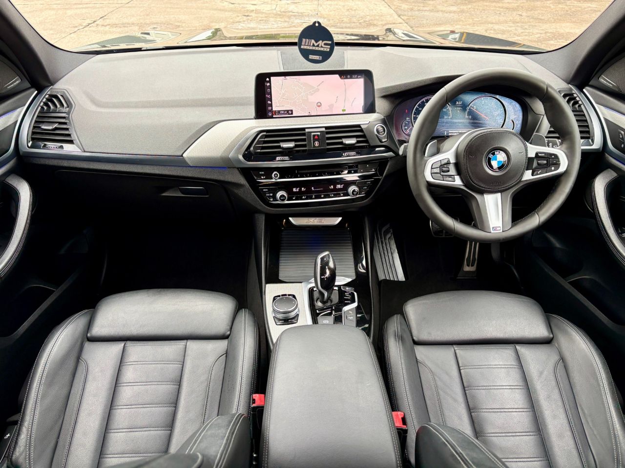 2019 BMW X3 June 2019 BMW X3 20d M-Sport Step Auto in Sophisto Grey. Full Service History & MOT'd to Spetember 2027. Loaded with spec including Full Dakota Leather Interior, Parking Aid, Navigation System, LED Lights, Cruise Control, Multifunctional Steering Wheel, Dual Climate Control, Privacy Glass, Aero Styling Kit, Bluetooth, DAB Radio etc. Fitted with Brand New 22" Alloys & Tyres (Optional Extra £1295) FINANCE AVAILABLE AT KEEN RATES!! Viewing by Appointment Only Please. FINANCE AVAILABLE AT KEEN RATES!! Viewing by Appointment - vehicle photo 13 for sale on PureCar