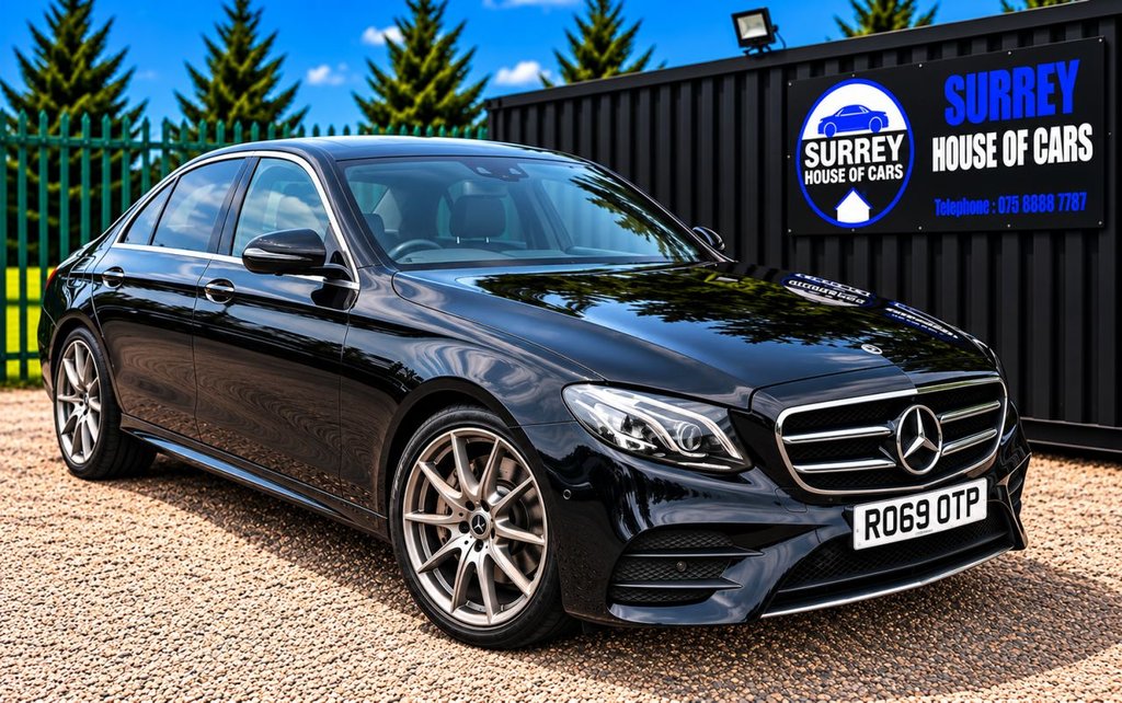 Black 2019 Mercedes-Benz E-Class Saloon Rear-wheel drive Automatic
