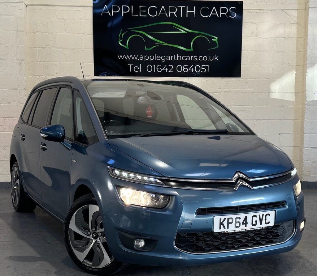 Blue 2014 Citroen Grand C4 Picasso MPV Front-wheel drive Automatic