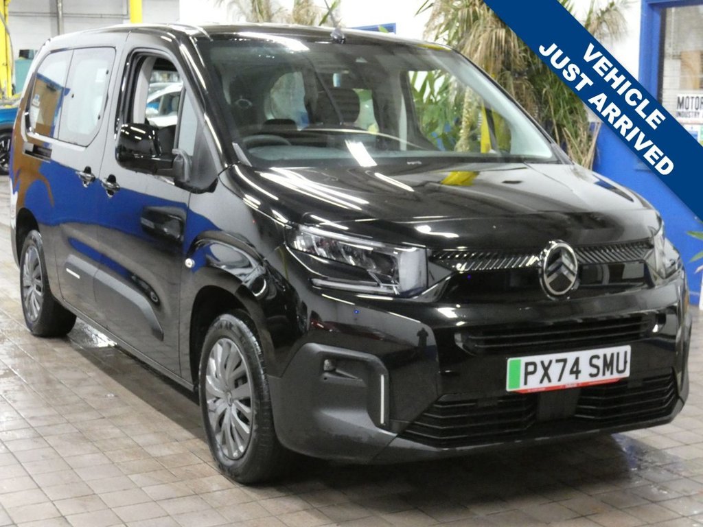 Black 2024 Citroen Berlingo Estate Front-wheel drive Automatic
