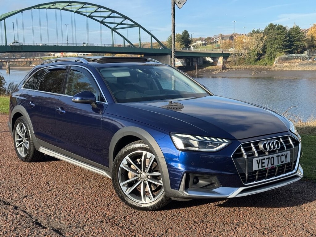Blue 2020 Audi A4 allroad Estate All-wheel drive Automatic