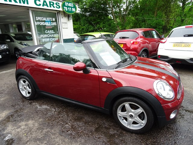 2009 MINI Convertible 1.6 COOPER 2d 120 BHP
