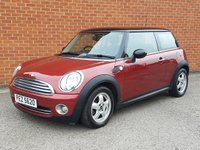 USED 2007 MINI HATCH ONE 1.4 ONE PEPPER PACK & LEATHER PRIVATE PLATE INCLUDED