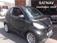 USED 2010 10 SMART FORTWO 1.0 PASSION MHD 2d AUTO 71 BHP SATNAV....Pan Roof.....&pound;20 Tax