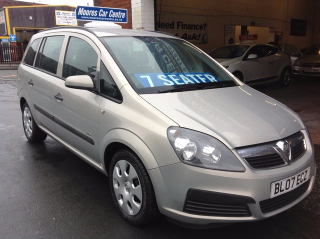2007 07 Vauxhall Zafira 1.6 LIFE 16V 5d 105 BHP