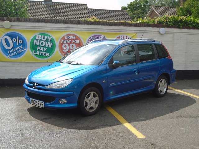 2006 06 Peugeot 206 1.4 SW VERVE 5d 74 BHP