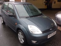 USED 2003 03 FORD FIESTA 1.4 ZETEC 16V 5d 78 BHP PART EX TO CLEAR