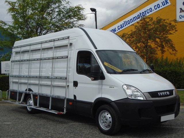2011 11 Iveco-Ford Daily 35S13 L3 H3 [ Glass Racks Glaziers ] Van 3950wb Ex lease Service printout 