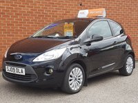 USED 2009 09 FORD KA 1.2 ZETEC RED & BLACK SPORTS INTERIOR SUPERB CONDITION