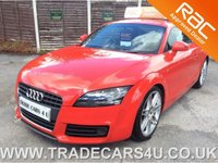 USED 2010 10 AUDI TT COUPE 2.0 TFSI TURBO S LINE IN RED FULL S LINE BADGING - 19 INCH RS TWIN SPOKE ALLOYS