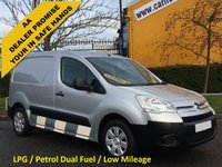 USED 2010 10 CITROEN BERLINGO 1.6 625 LX L1 16v [ LPG / Dual Fuel ] 60K Fsh Free UK Delivery  