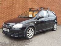 USED 2005 05 VAUXHALL CORSA 1.4 EXCLUSIV WITH FULL BLACK LEATHER INTERIOR 