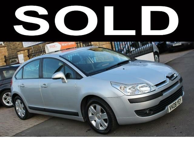 2008 08 Citroen C4 1.6 SX HDI 5d 89 BHP