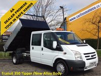 USED 2009 59 FORD TRANSIT 115 T350L D/Cab Tipper [ New Build Alloy Body ] Low mileage Free UK Delivery  