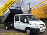 USED 2009 59 FORD TRANSIT 115 T350L D/Cab Tipper [ New Build Alloy Body ] Low mileage Free UK Delivery  