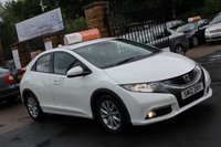 USED 2012 12 HONDA CIVIC 2.2 I-DTEC EX 5d 148 BHP FULL LEATHER+FRONT HEATED SEATS+SAT NAV + R CAMERA